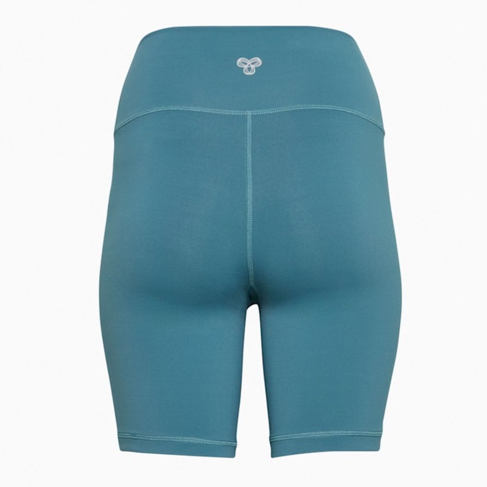 Aritzia TNA Action Women’s Teal Blue High-Waisted Biker Shorts Small